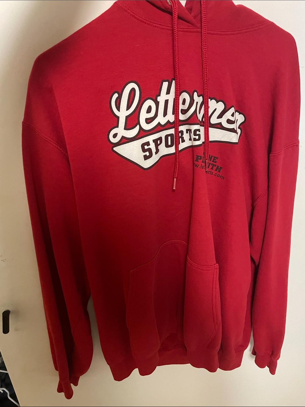 Red Hoodie Sweatshirt -